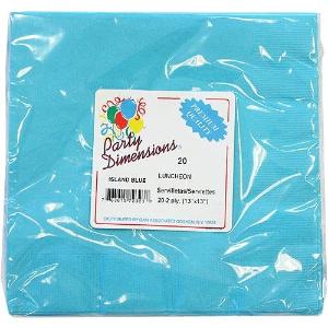 Island Blue Lunch Napkins 20 Count (Case Qty: 720)