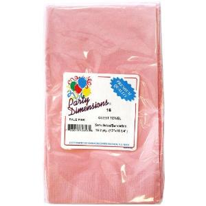 Light Pink Guest Towels 16 Count (Case Qty: 576)