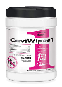 Metrex Caviwipes1 Surface Disinfectant, 6" x 6¾", 160 ct/ 1 can