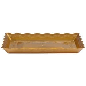 Wave - 9" x 13" Tray - Gold (Case Qty: 24)