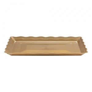 Wave - 12" x 18" Tray - Gold (Case Qty: 24)