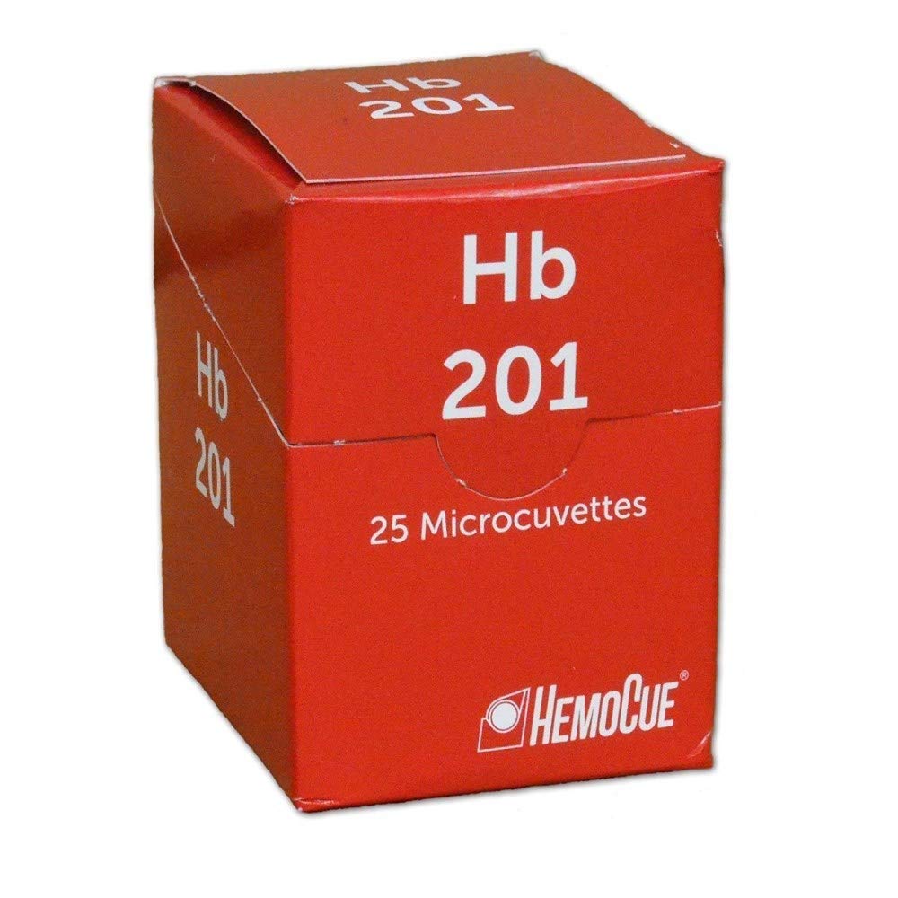 HemoCue Hb 201 Hemoglobin Microcuvettes,  OF 25-1