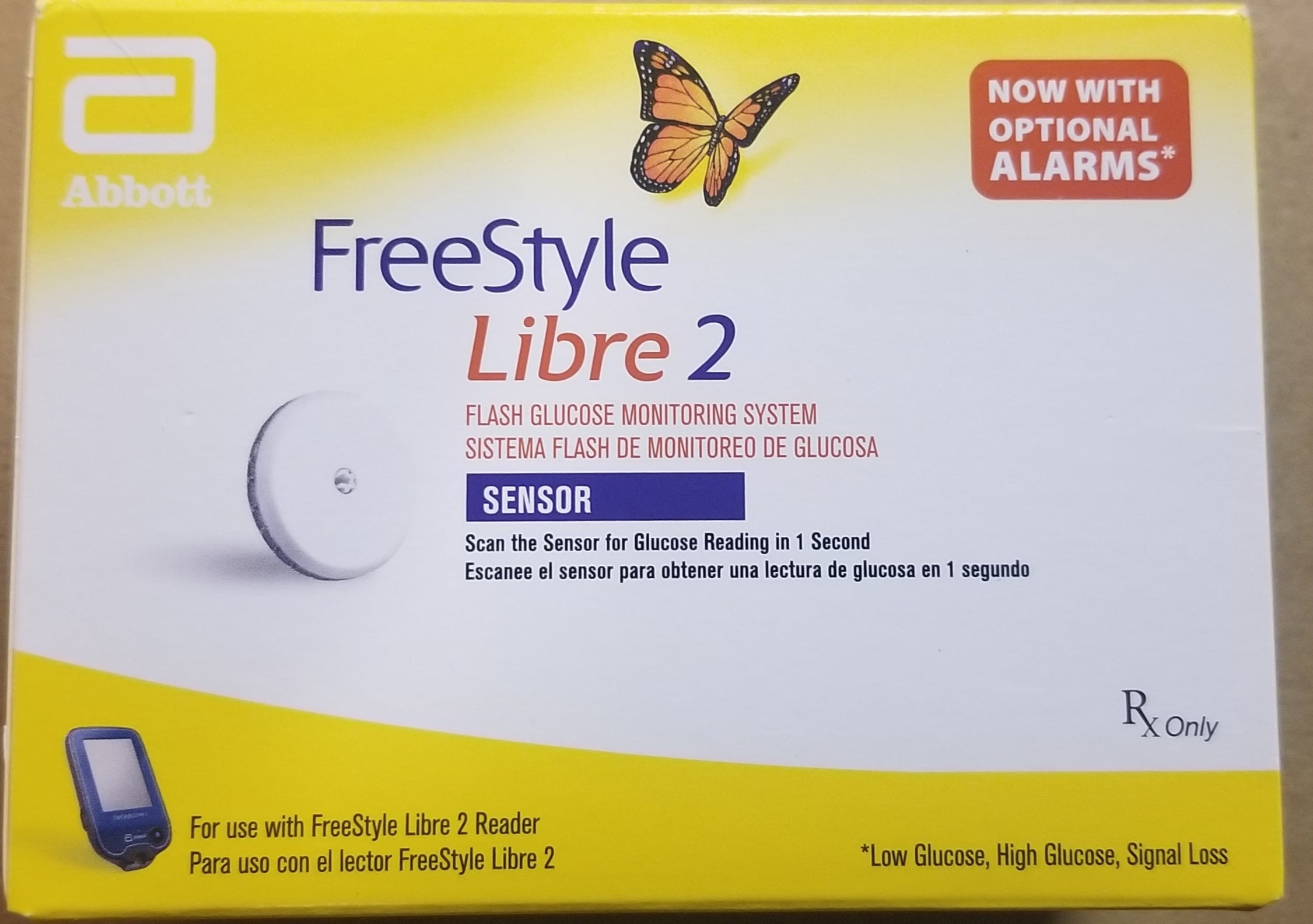 Sensor Kit, Glucose Flash Freestyle Libre 2 Pro 14 Day