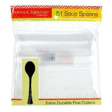 Clear Heavyweight Plastic Soupspoon 51 Count (Case Qty: 1224)
