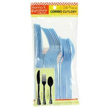 Light Blue Heavyweight Cutlery Combo 24 Count (Case Qty: 576)