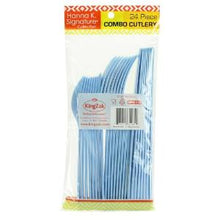 Light Blue Heavyweight Cutlery Combo 24 Count (Case Qty: 576)