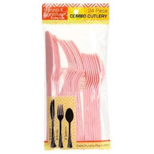 Light Pink Heavyweight Cutlery Combo 24 Count (Case Qty: 576)