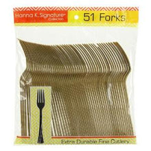 Gold Heavyweight Plastic Fork 51 Count (Case Qty: 1224)