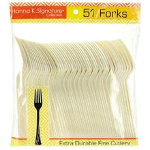 Ivory Heavyweight Plastic Fork 51 Count (Case Qty: 1224)