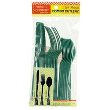 Hunter Green Heavyweight Cutlery Combo 24 Count (Case Qty: 576)