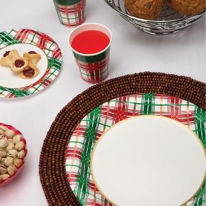 Christmas Plaid Lunch Napkin 24 Count (Case Qty: 1728)