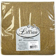 Texture Gold Luncheon Paper Napkins 40 Ct (Case Qty: 960)