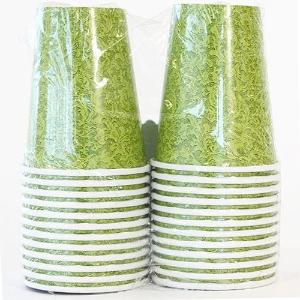 Green Texture 9oz Hot/Cold Paper Cup 24 Ct. (Case Qty: 576)