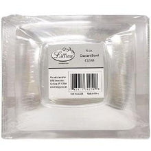 Clear 5 oz Rectangular Plastic Dessert Bowls (Case Qty: 120)