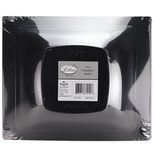 Black 12oz Rectangular Plastic Soup Bowls (Case Qty: 120)