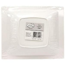 Pearl 12 oz Rectangular Plastic Soup Bowls (Case Qty: 120)
