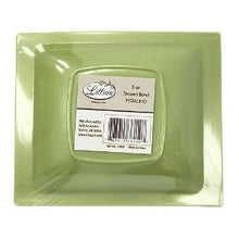 Pistachio 5 oz Rectangular Plastic Dessert Bowls (Case Qty: 120)