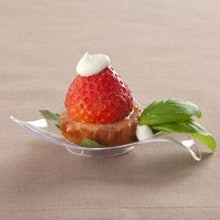 Mini Clear Plastic Triangle Dish (Case Qty: 288)