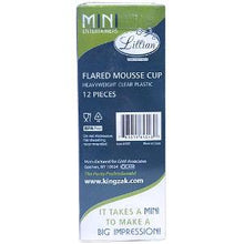 Mini Clear Plastic Flared Mousse Cup (Case Qty: 432)