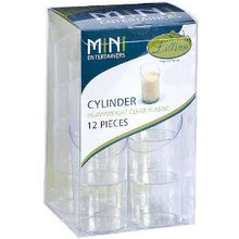 Mini Clear Plastic Cylinder (Case Qty: 288)