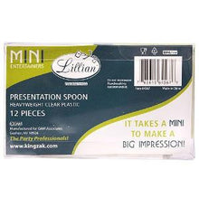 Mini Clear Plastic Presentation Spoon (Case Qty: 288)