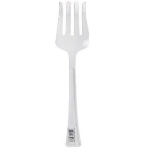 Pearl Plastic Salad Serving Fork 72 Count (Case Qty: 72)