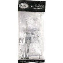 Clear Premium Plastic Cutlery Combo - 24 Count (Case Qty: 576)