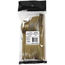 Gold Premium Plastic Cutlery Combo Bag - 24 Count (Case Qty: 576)