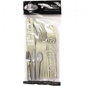 Sahara Premium Plastic Cutlery Combo - 24 Count (Case Qty: 576)
