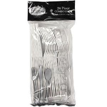 Pearl Premium Plastic Cutlery Combo Bag 24 Count (Case Qty: 576)
