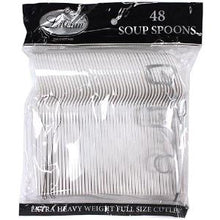 Pearl Premium Plastic Soup Spoons 48 Count (Case Qty: 1152)