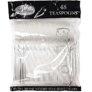 Pearl Premium Plastic Teaspoons 48 Count (Case Qty: 1152)
