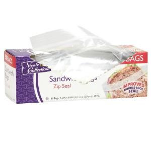 Sandwich - Zip Seal Bags - 50 Count (Case Qty: 2400)