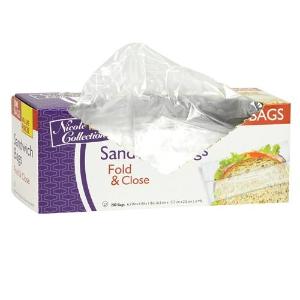 Sandwich - Fold & Close Bags - 200 Count (Case Qty: 9600)