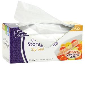 Quart - Zip Seal Bags - 75 Count (Case Qty: 1800)