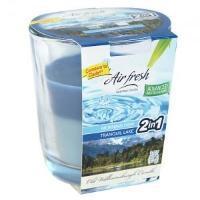 Morn Dew & Tranquil Lake Combo Candle in Glass Jar 3oz (Case Qty: 12)