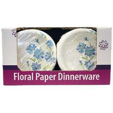 Blue Everyday Floral 20 oz. Paper Bowl (Case Qty: 288)
