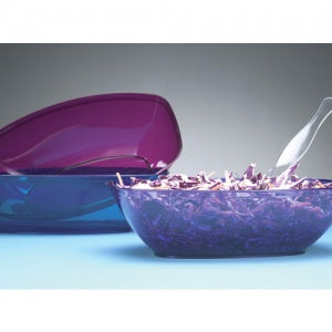 Oval Plastic Luau Bowls, Assorted Colors (Case Qty: 50)
