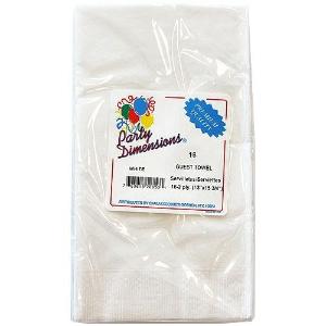 White Guest Towels 16 Count (Case Qty: 576)