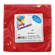 Red Beverage Napkins 24 Count (Qty: 864)