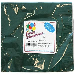 Hunter Green Lunch Napkins 20 Count (Case Qty: 720)