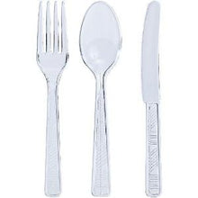 Clear Plastic Cutlery Combo Box - 300 Count (Case Qty: 3000)
