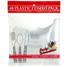 Clear Combo Cutlery 48 Count (Case Qty: 2304)