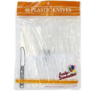 Clear Knife 48 Count (Case Qty: 2304)
