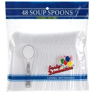 White Soupspoon 48 Count (Case Qty: 2304)
