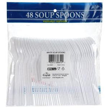 White Soupspoon 48 Count (Case Qty: 2304)
