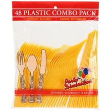 Sunshine Yellow Combo Cutlery 48 Count (Case Qty: 2304)