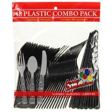 Black Combo Cutlery 48 Count (Case Qty: 2304)