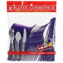 Purple Combo Cutlery 48 Count (Case Qty: 2304)