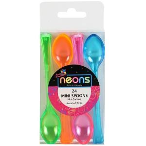 Neon Mini Spoons (Case Qty: 1152)